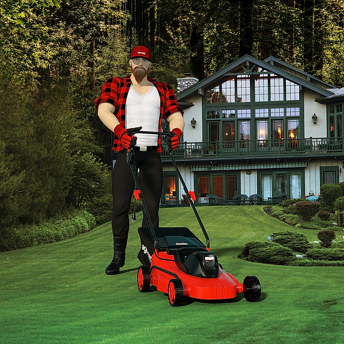 AG-18CEM - Elektrikli Çim Biçme