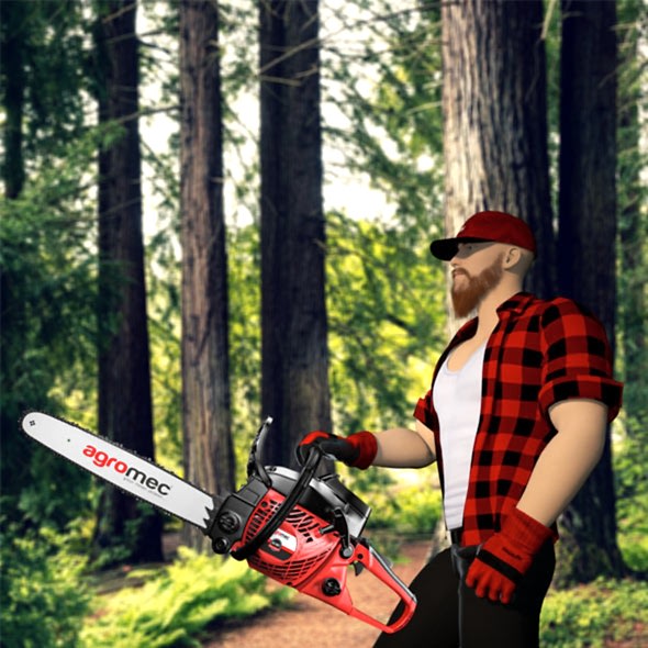 AG-45Y - Motorlu Testere