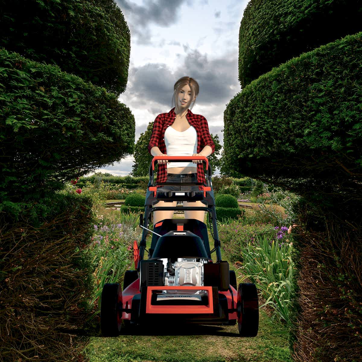 AG-95CBM - Benzinli Çim Biçme