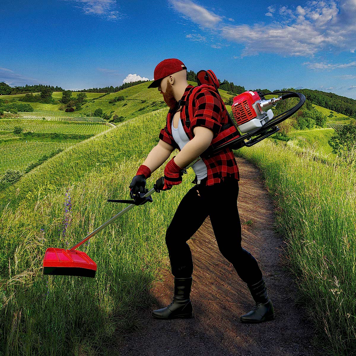 AG-BG520S - Motorlu Tırpan